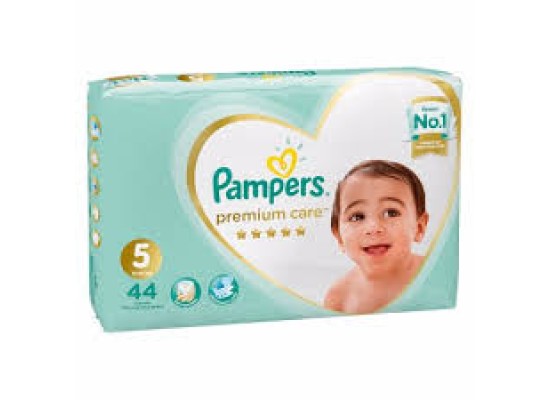 PAMPERS Premium Care Πάνες με Αυτοκόλλητο No. 5 για 11-16kg 44τμχ