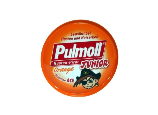 Pulmoll Junior Καραμέλες με Πορτοκάλι & Βιταμίνη C για Παιδιά χωρίς Γλουτένη 50gr