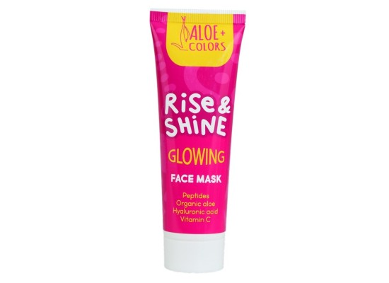 ALOE+COLORS Rise & Shine Glowing Μάσκα Προσώπου για Λάμψη 60ml