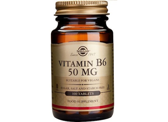 Solgar Vitamin B6 50mg 100 ταμπλέτες