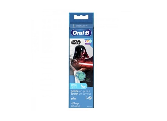 ORAL-B Ανταλλακτικό για Ηλεκτρική Οδοντόβουρτσα Star Wars Extra Soft 2τμχ