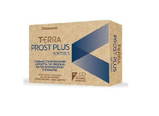 TERRA Prost Plus Συμπλήρωμα Διατροφής για την Φυσιολογική Λειτουργία του Προστάτη και του Ουροποιητικού Συστήματος  30 μαλακές κάψουλες