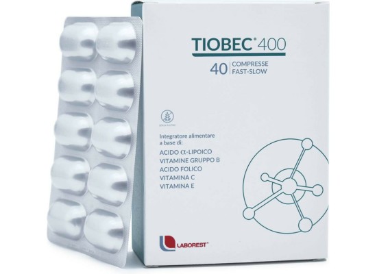 Olvos Science Tiobec 400mg Συμπλήρωμα Διατροφής για την Καλή Υγεία του Νευρικού Συστήματος 40 ταμπλέτες
