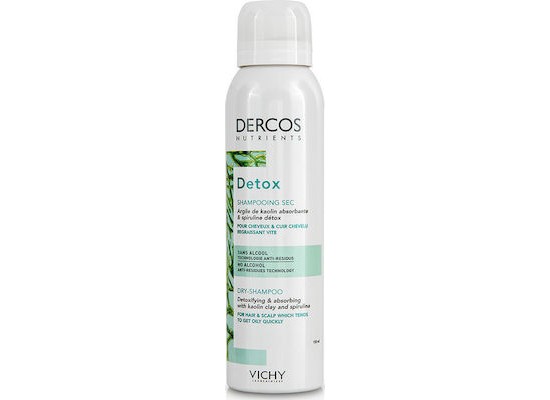 VICHY Dercos Nutrients Detox Ξηρό Σαμπουάν για Βαθύ Καθαρισμό για Όλους τους Τύπους Μαλλιών 150ml
