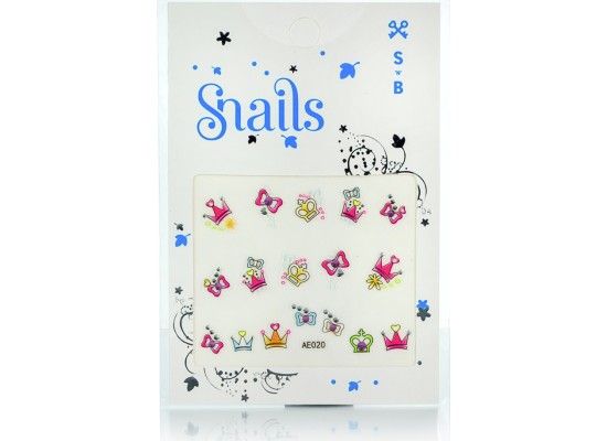Snails Nail Stickers Perfect Princess Αυτοκόλλητα για τα Νύχια 1τμχ
