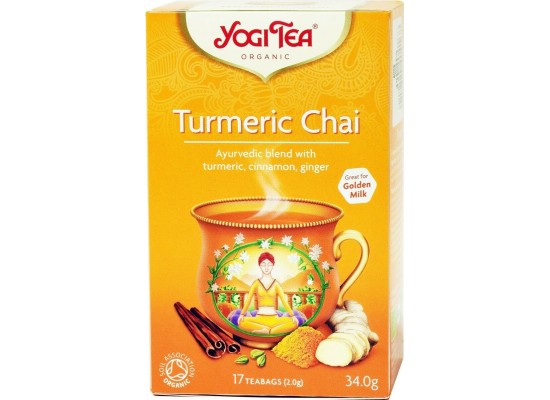 Yogi Tea Turmeric Chai 17 Φακελάκια 