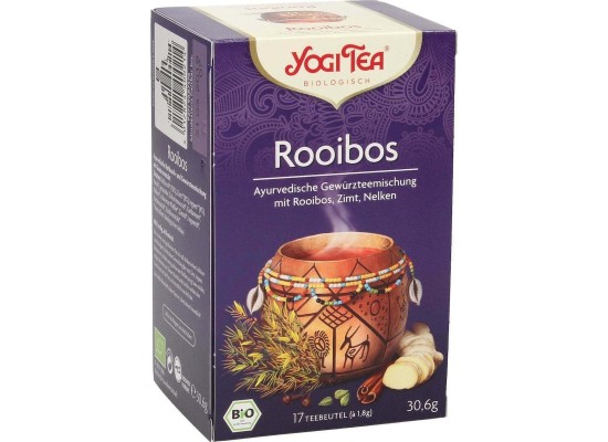 Yogi Tea Κόκκινο Τσάι Βιολογικό Rοoibos 17 Φακελάκια