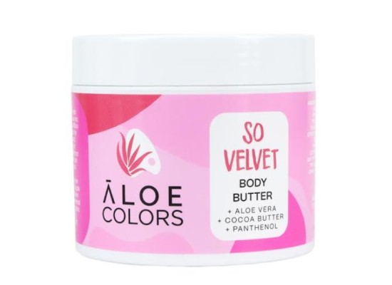 ALOE+ COLORS  So Velvet Ενυδατικό Butter Σώματος με Aloe Vera & Άρωμα Πούδρα για Ξηρές Επιδερμίδες 200ml