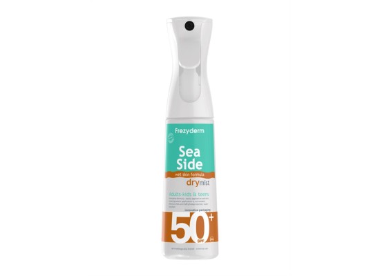 Frezyderm Sea Side Dry Mist Spray Αδιάβροχη Αντηλιακή Λοσιόν Προσώπου & Σώματος SPF50 σε Spray 300ml