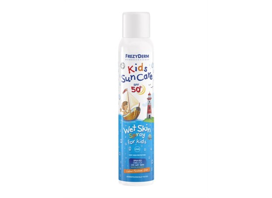 FREZYDERM Αδιάβροχο Παιδικό Αντηλιακό Spray Sun Care για Πρόσωπο & Σώμα SPF50 200ml