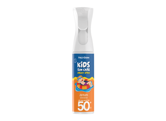 FREZYDERM Αδιάβροχο Παιδικό Αντηλιακό Spray Kids Sun Care για Πρόσωπο & Σώμα SPF50+ 275ml