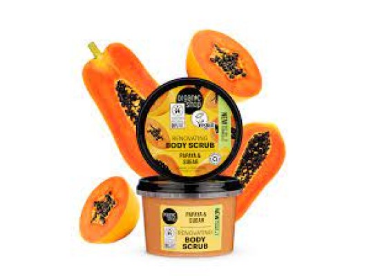 Organic Shop Organic Papaya & Sugar Scrub Σώματος 250ml  