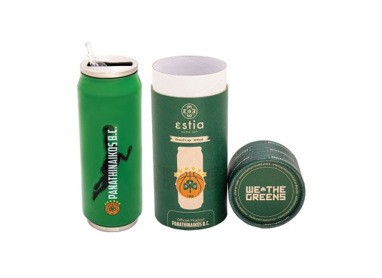 Estia Home Art Travel Cup Panathinaikos B.C. Ποτήρι Θερμός 500ml