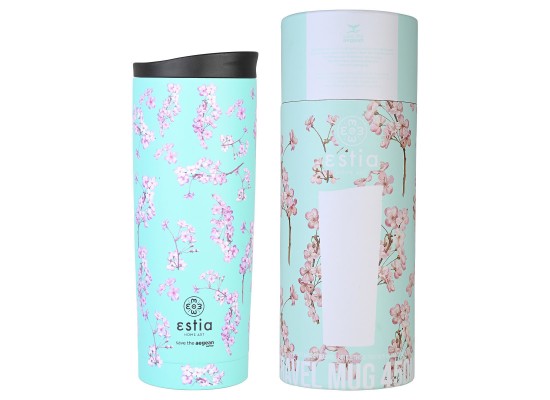 Estia Home Art Save The Aegean Travel Mug Blossom Green Ποτήρι Θερμός 500ml