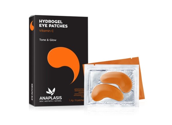 ANAPLASIS Hydrogel Eye Patches Μάσκα Ματιών με Βιταμίνη C για Λάμψη και Σύσφιξη 8τμχ