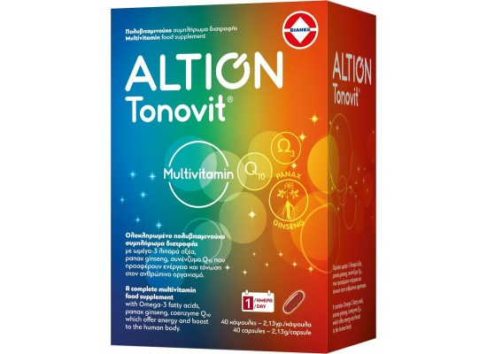 ALTION Tonovit Πολυβιταμινούχο Συμπλήρωμα Διατροφής 40 κάψουλες