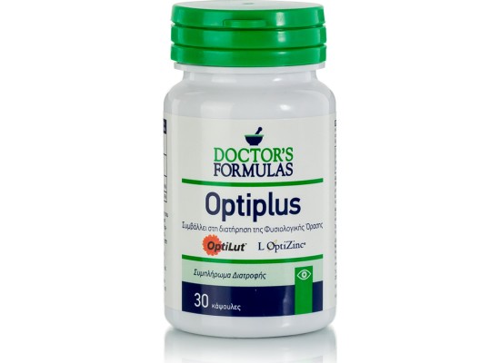 DOCTOR'S FORMULAS Optiplus Συμπλήρωμα Διατροφής για τη Διατήρηση της Φυσιολογικής Όρασης 30 κάψουλες