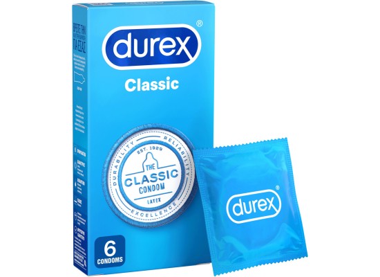 DUREX Classic Προφυλακτικά 6τμχ