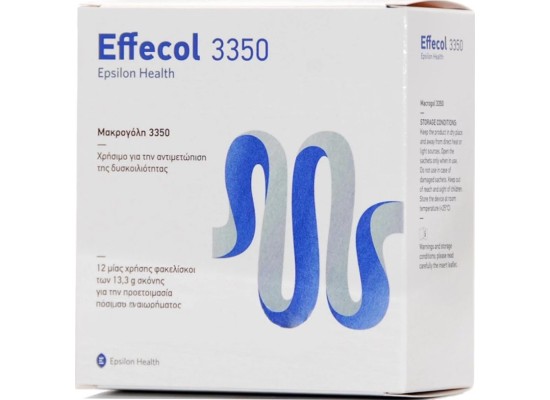 Epsilon Health Effecol 3350 για Αντιμετώπιση της Δυσκοιλιότητας 12 φακελίσκοι