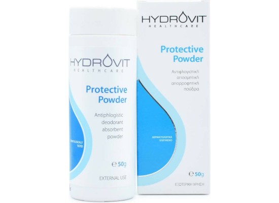 HYDROVIT Protective Powder Δερματική Πούδρα με Αντιφλογιστική, Αποσμητική & Απορροφητική Δράση 50gr