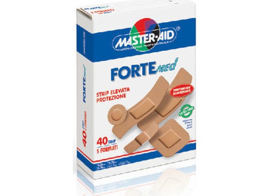 MASTER AID Αυτοκόλλητα Επιθέματα Forte Med 5 Μεγέθη 40τμχ