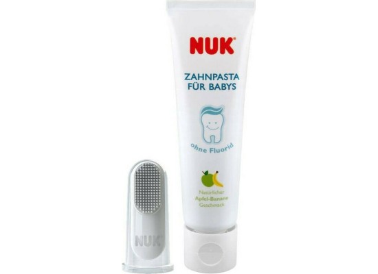 Nuk Tooth & Gum Cleanser Σετ Στοματικής Υγιεινής από 3-12 μηνών 2τμχ