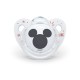 NUK Ορθοδοντική Πιπίλα Σιλικόνης Disney Mickey από 0-6 μηνών