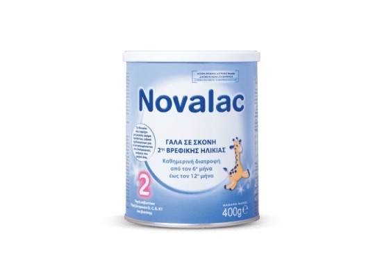 NOVALAC 2 Βρεφικό Γάλα σε σκόνη 6-12 Μηνών 400g