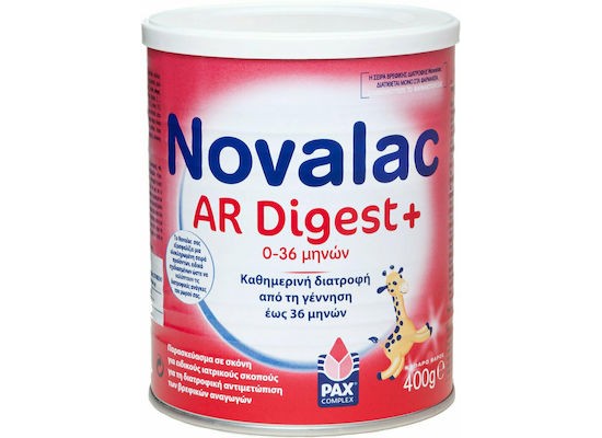 NOVALAC AR Digest+ Αντιαναγωγικό Γάλα σε Σκόνη 0-36 Μηνών 400gr