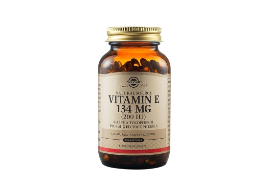 Solgar Vitamin E 200IU Συμπλήρωμα Διατροφής Βιταμίνη Ε με Αντιοξειδωτική Δράση 250 Μαλακές Κάψουλες