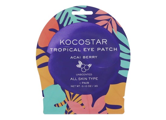 Kocostar Tropical Eye Patch Acai Berry Επιθέματα Υδρογέλης για Αναζωογόνηση των Ματιών 1 Ζεύγος