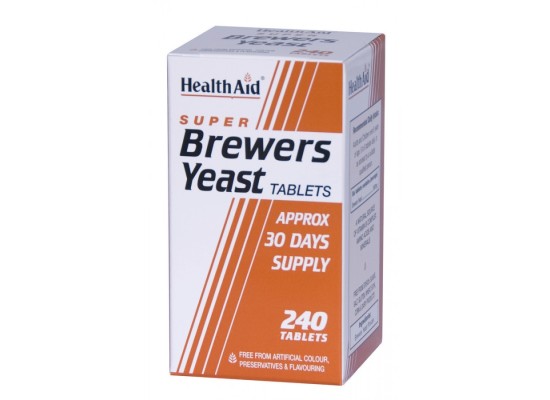 HEALTH AID Brewers Yeast 300mg Συμπλήρωμα Διατροφής με Μαγιά Μπύρας 240tabs