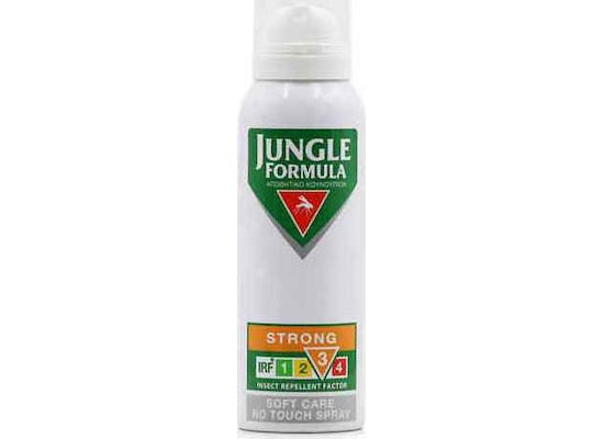 OMEGA PHARMA Jungle Formula Soft Care No Touch Εντομοαπωθητικό Spray IRF-3 Κατάλληλο για Παιδιά 125ml