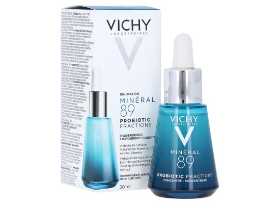 VICHY Mineral 89 Probiotic Fractions Συμπύκνωμα Ανάπλασης & Επανόρθωσης Προσώπου με Προβιοτικά 30ml