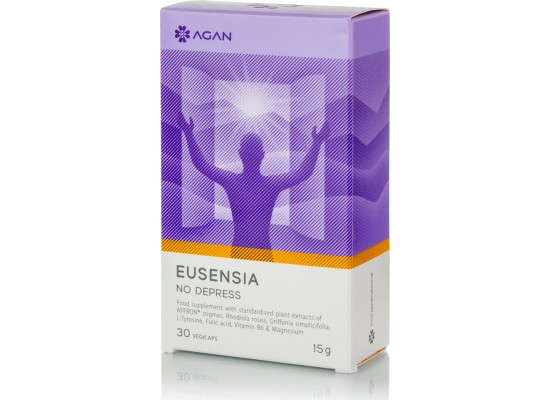 AGAN Eusensia No Depress Συμπλήρωμα για το Άγχος - 30 Φυτικές Κάψουλες