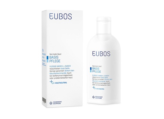 EUBOS Liquid Washing Emulsion Βlue Υγρό Καθαριστικό Προσώπου & Σώματος 200ml