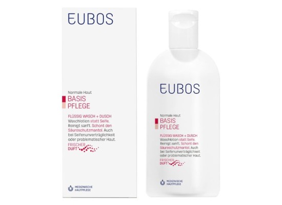 EUBOS Liquid Washing Emulsion Red Υγρό Καθαρισμού Προσώπου και Σώματος 200ml