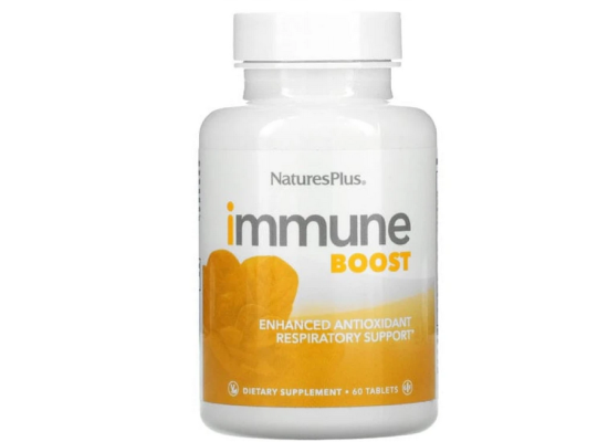 NATURE'S PLUS Immune Boost Συμπλήρωμα Διατροφής για την Ενίσχυση του Ανοσοποιητικού 60 ταμπλέτες