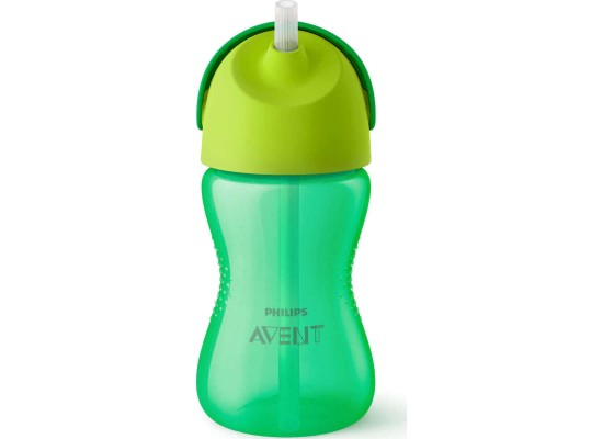 AVENT Bendy Κύπελλο με Καλαμάκι Πράσινο 300ml 