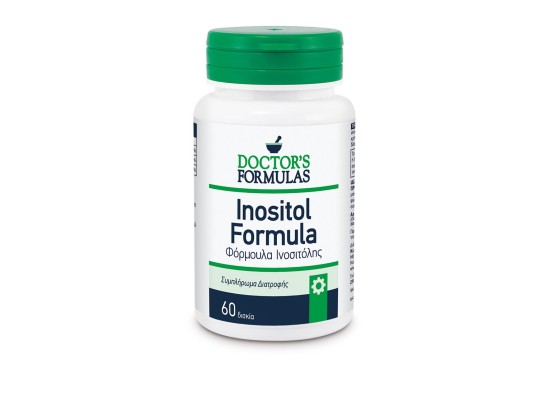 DOCTOR'S FORMULAS Inositol Φόρμουλα Ινοσιτόλης για τη Φυσιολογική Λειτουργία του Νευρικού Συστήματος 60 κάψουλες