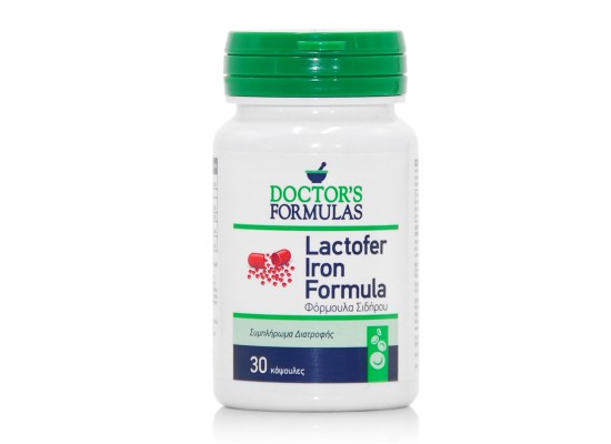 DOCTOR'S FORMULAS Lactofer Iron Formula Φόρμουλα Σιδήρου 30 κάψουλες