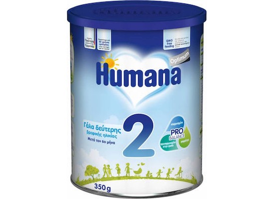 HUMANA Optimum 2 Pro Balance Γάλα σε Σκόνη από 6 Μηνών 350gr